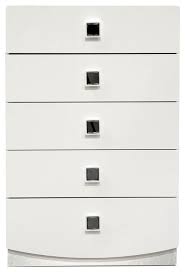 Modern bedroom furniture, contemporary beds & modern beds. France White Modern 5 Drawer Bedroom Chest Modern Dressers By Furniture Import Export Inc Houzz