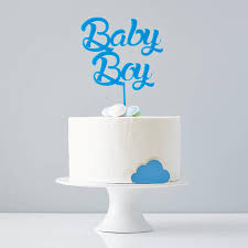 Baby Boy Baby Shower Cake Topper Sophia Victoria Joy