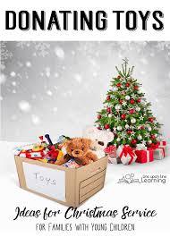 Service Idea For Young Children Donate Toys Christmas Gift Donations Fun Christmas Crafts Christmas Learning