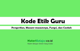 We did not find results for: Kode Etik Guru Pengertian Macam Macamnya Fungsi Contoh