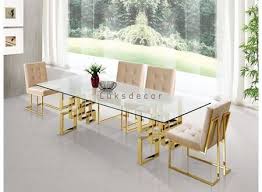 Barones Metal Masa Sandalye Takimi In 2021 Gold Dining Room Dining Table Gold Metal Base Dining Table