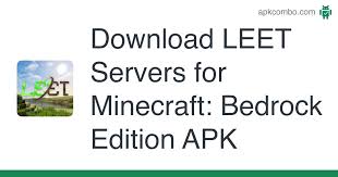 Aug 05, 2021 · if you never heard about the minecraft bedrock edition, it is designed for consoles similar to pc for hosting custom minecraft servers. Leet Servers For Minecraft Bedrock Edition Apk 2 0 7 0 Android Game Download