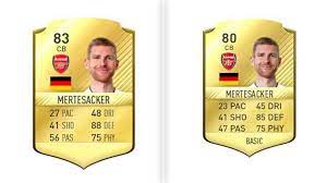 This is the official instagram account of per mertesacker. Fifa 18 9 Stars Who Could See Their Ratings Downgraded