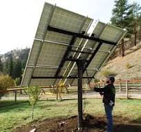 MT Solar Top of Pole Mount Two 60-Cell Solar Panels - 4-TOP-2-60