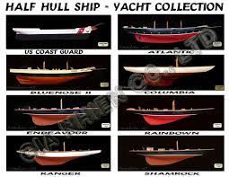 Model Yacht Ranger Model Sailboat Half Hull Model Sailboat Yacht