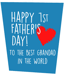 This year father's day will be celebrated on 21st june. Happy 1st Father S Day Being My Grandad Father S Day Card Funky Gifts