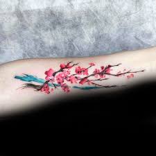 42 belle fleur de cerisier japonais dessin pressoir argent. 130 Tatouages Fleur De Cerisier Japonais Et La Signification