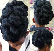 Easy hairstyling for relaxed hair. 50 Cute Updos For Natural Hair