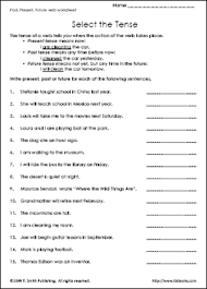 Browse our archive of completely free quality english check out these worksheets on different topics for teens and adults or advanced students. Education World Worksheet Library Select The Tense Education World