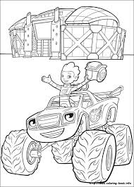 Blaze and the monster machines coloring pages are a fun way for kids of all ages to develop creativity, focus, motor skills and color recognition. Blaze And The Monster Machines Coloring Picture