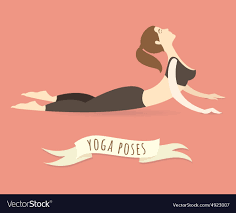 Young Woman Practicing Upward Facing Dog Pose Flat