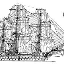 Santísima trinidad es un ron auténticamente cubano, suave y ligero. Schematic Silhouette Of The Spanish Ship Of The Line Santisima Trinidad Download Scientific Diagram