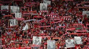 The ground, which is terracing on three sides, holds 22,000. Union Berlin The German Fans Who Bleed For Their Club Bbc Sport