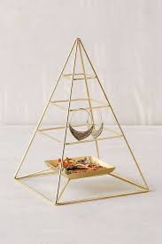Black And Gold Jewelry Stand Magical Thinking Pyramid Jewelry Stand Jewelry Stand Jewelry Tree Diy