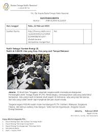 Maybe you would like to learn more about one of these? Badan Tenaga Nuklir Nasional J A K A R T A Yth Bp Kepala Badantenaga Nuklir Nasional Guntingan Berita Nomor Hm 01 Khh 4 2 2014 Hari Tanggalrabu Ppt Download