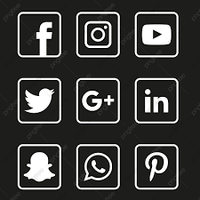 Black And White Instagram Logo No Background Social Media Icons Set Social Icons Media Icons Social Png And Vector With Transparent Background For Free Download In 2020 Social Media Icons Facebook And Instagram Logo Icon Set