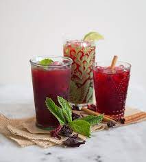 Hibiscus Tea Agua De Jamaica The Little Epicurean Recipe Chilled Desserts Hibiscus Tea Summertime Drinks