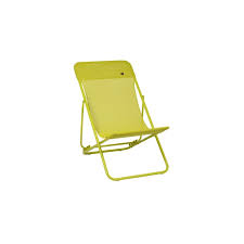 Maxi Transat Colorblock Lafuma Vert Bains De Soleil Et Transats Autres Marques Mobilier Botanic