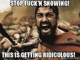 Meme Creator Funny Stop Fuck N Snowing This Is Getting Ridiculous Meme Generator At Memecreator Org