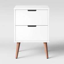 It is sturdy and good condition. Single Modern Nightstand White Pillowfort Target