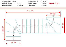Marches bois (version intérieure uniquement), chêne massif. Superb Calcul D Un Escalier Quart Tournant Dimension Escalier Escalier Calcul Escalier