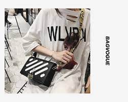 Off White Style Leather Crossbody Bag Offwhite Bag Offwhite Bag Black Offwhite Bag White Offwh Off White Bag Leather Handbags Crossbody Cross Body Handbags