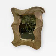 In about 7th grade their mother got. David Marshall Sculptural Modernist Mirror By David Marshall