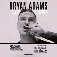 JUST ANNOUNCED 🎸Bryan Adams is bringing his Roll with the Punches tour to  Target Center