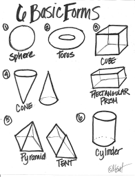 Sliced And Diced Form Drawing Form Drawing Shape Art High School Art Lessons