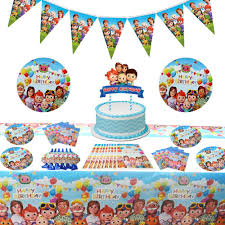The best melon cake recipes on yummly | candied fruit cake, chicken and melon puree, melon, mint, and banana juice. Cocomelon Birthday Party Supplies For 1st Birthday Party Decorations For Boys And Grils Included Tablecloth Gift Bags Blowouts Cake Dishes Banner Cake Sticker And Napkins Set Of 68pcs For 10 Guest Buy Online In Azerbaijan At Azerbaijan Desertcart Com