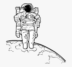 Check spelling or type a new query. Astronaut Moon Space Spacewalk Spacesuit Spaceman Space Clipart Black And White Hd Png Download Kindpng