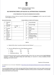 Hong kong restrictions & quarantine. Coronavirus Flying To India Filled Printout Of Self Declaration Form Can Make Your Entry Smooth India News Times Of India