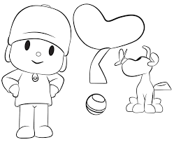 The pocoyo coloring sheets often feature the lead character alone with no backdrops, like in the show. Loula And Pocoyo Coloring Page Free Printable Coloring Pages For Kids