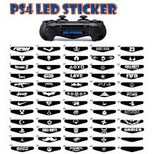 50pcs Lot Ps4 Controller Led Sticker Ps4 Decal Led Cover Controller Led Sticker Ps4 Light Bar Led Sticker For Who Ps4 Controller Led Light Bars Ps4 Accessories