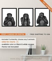 Art See No Evil Hear No Evil Speak No Evil Monkeys Three Wise Monkeys Photo Black And White Monkey Lover Gift 3 Etsy Wise Monkeys Three Wise Monkeys Black And White Posters