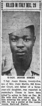 TSGT Jesse Simms Jr. (1916-1944)