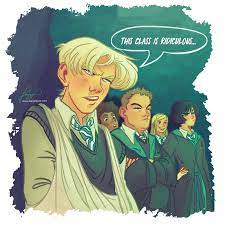 This artist was clearly trying to envision what harry potter and his pals would look like had they been born in the while it might be a bit of a stretch to say that draco was always secretly in love with harry, it is totally factual that he was. Slytherin In The Boggart Class Scene From Prisoner Of Azkaban By Dangerjazz Harry Potter Drawings Harry Potter Fan Art Harry Potter Artwork