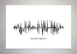 I miss you, i miss you. Blink 182 I Miss You Sound Wave Print Poster Art Ebay