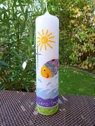 www taufkerzen waltrop de taufkerze bunter fisch taufkerze zur taufe bunte fische