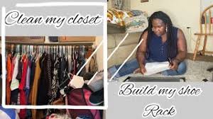 Make sure to keep kids' shoes on the lower racks! Putting Together My Shoe Rack From Five Below Kinda Cleaning My Closet Youtube
