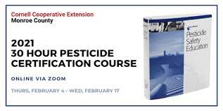 Chemical control · properties of herbicides · aquatic herbicide formulations · how · environmental factors affect herbicide activity · mechanical control · cultural control · biological control · integrated pest management · establishing an ipm program. Cornell Cooperative Extension 30 Hour Pesticide Applicator Certification Course 2021 3a 3b 25