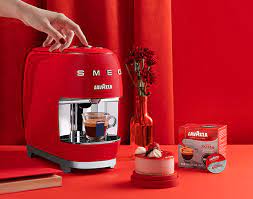 Is an italian manufacturer of coffee products. A Modo Mio Smeg Espresso Coffee Machine Lavazza