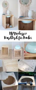 Diy Montessori Waschtisch Fur Kinder Anleitung Waschtisch Fur Kinder Bauen Montessori Idee Selbststandigke In 2020 Mobel Zum Selbermachen Waschtisch Waschtisch Klein