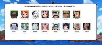 Reupload of my arlong park arc amv, now in better quality with 60fps, better audio and a few small luffy rejoins the arlong park battle. Artur Library Of Ohara On Twitter And Here S The Line Up For The Arlong Park Loguetown Arcs Pack