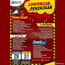 Lowongan kerja di konimex group tegal 2021 loker hari ini dari konimex group tegal dengan posisi yang dibutuhkan adalah petugas jaga malam, sales motoris. Lowongan Kerja Sebagai Finishing 2021