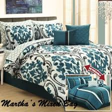 Black And Gray Comforter French Damask Arabesque Stripes Teal Black Gray King Size Comforter Bedding Set Grey And Teal Bedding Teal Bedding Sets Bedding Sets