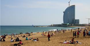 The hotel is managed by marriott international marketed under the brand w hotels. Kennst Du Schon Den Sant Sebastia Strand In Barcelona