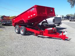 6 X 12 Dump Trailer Red Hawke Loaded 10k Gvwr By Best Trailers In Macon Ga Best Trailers Dump Trailers Trailer