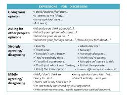 Expressions For Discussions Giving Opinions Asking Opinions Agreeing Disagreeing Belajar Bahasa