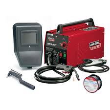 lincoln electric 88 amp weld pack hd flux core wire feed welder for welding up to 1 8 in mild steel 115 volt